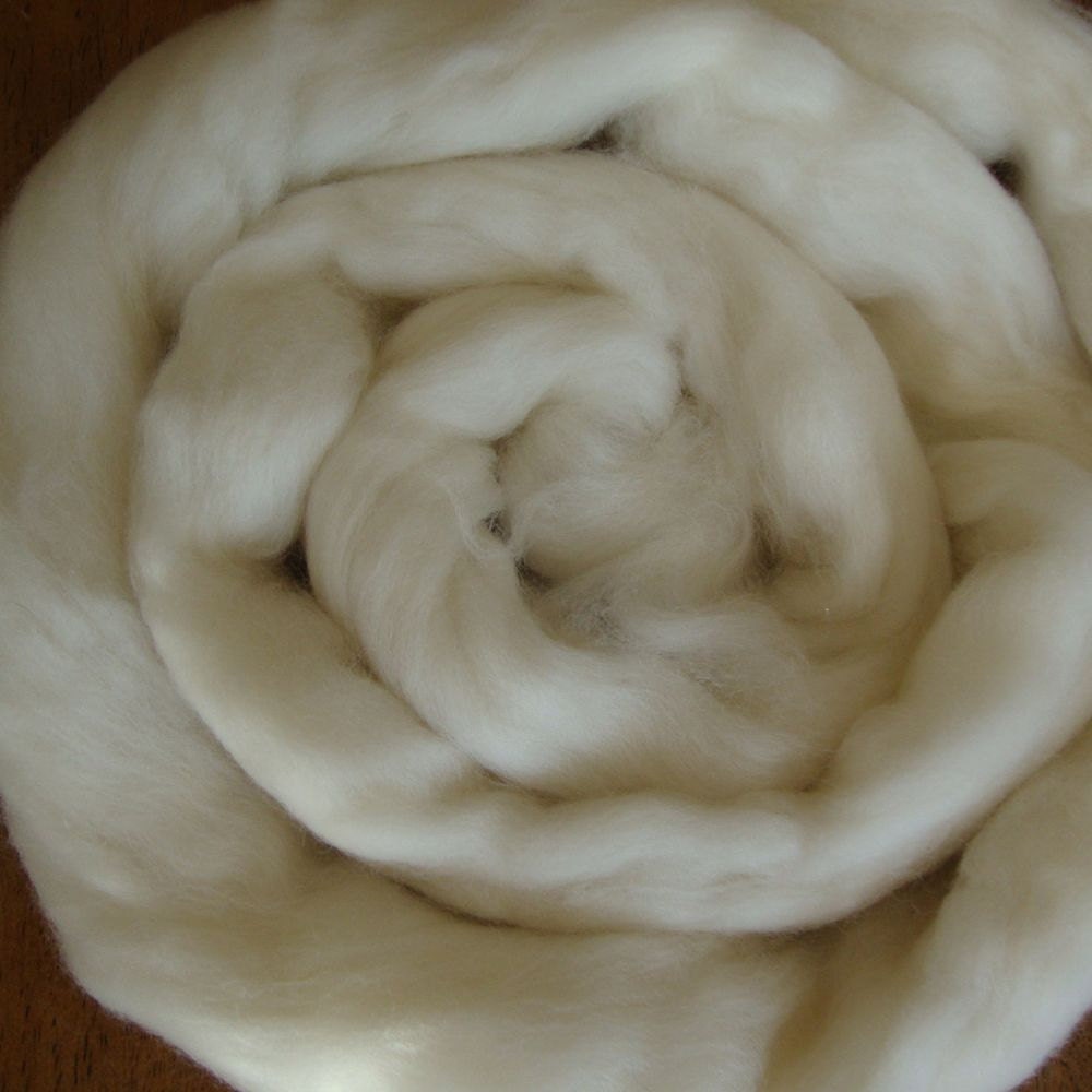 Merino roving, by the ounce, undyed
