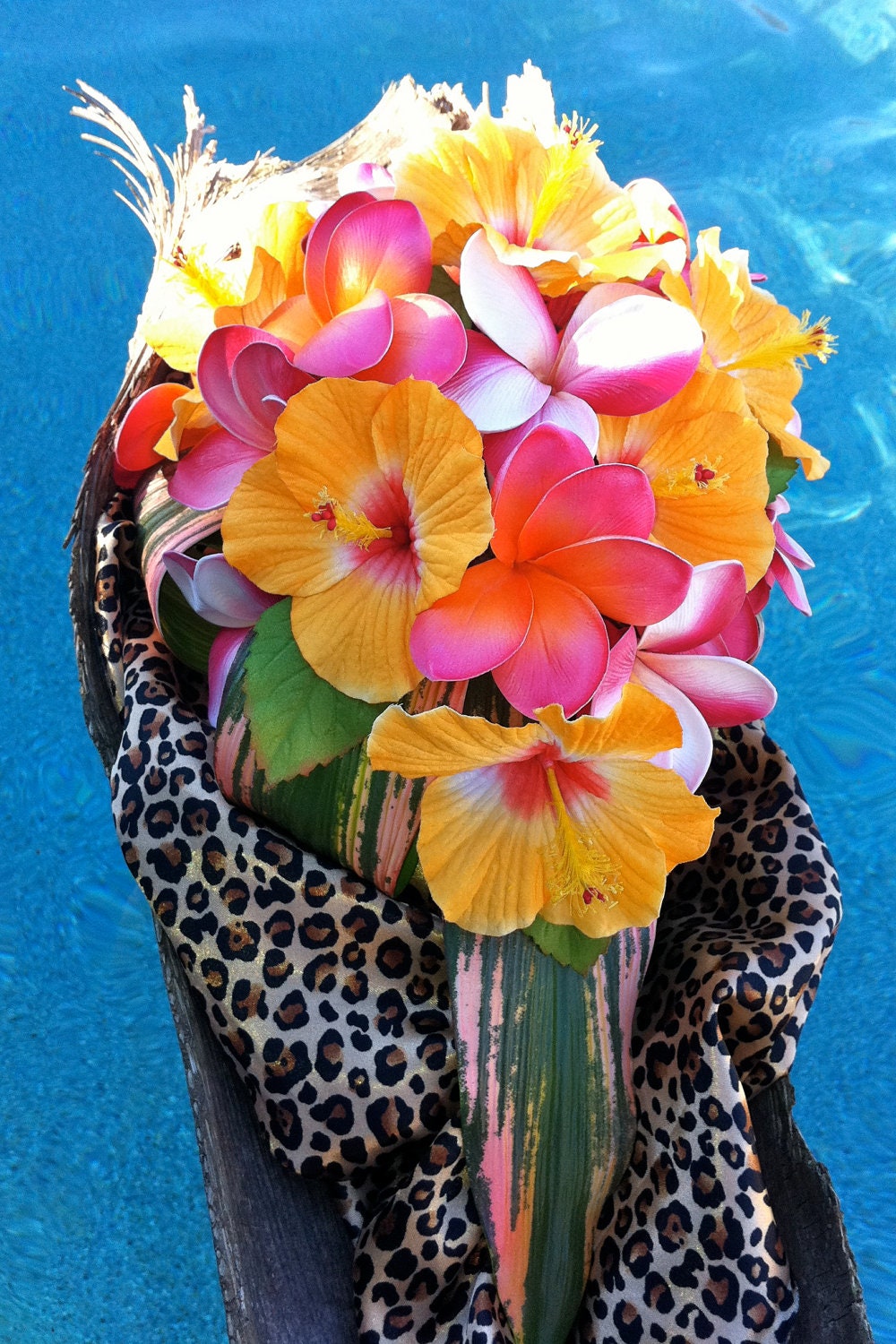 Wild One Brides teardrop  bouquet