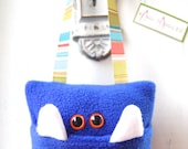 Royal Blue Tooth Fairy Pillow Monster