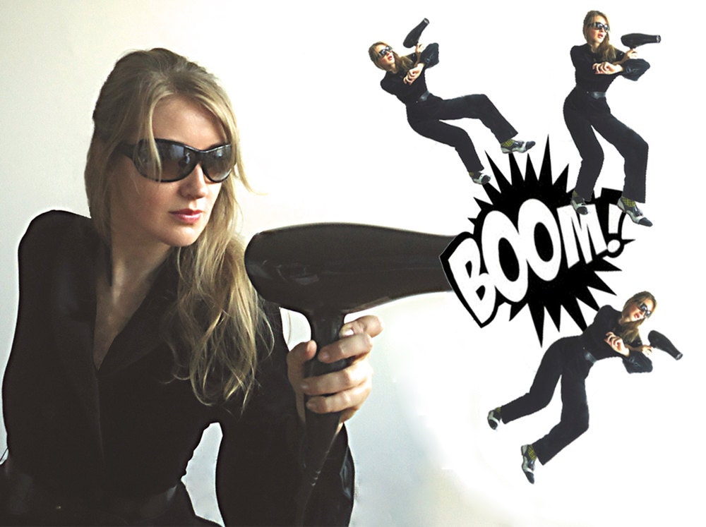 JESSIE BOND 80s Killer Black Velvet Jumpsuit with Satin Collar and Cuffs for Lethally Sexy Girl Agent S or M