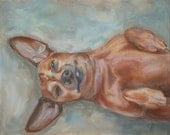 Custom Pet Portrait, Pet painting, Dog painting, cat painting, horse painting - original oil painting by Carol DeMumbrum