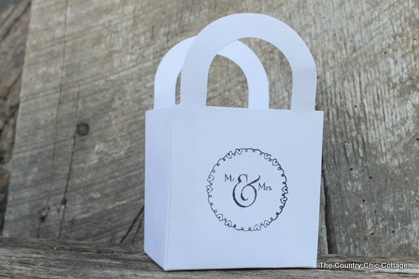Wedding Favor Boxes Bags Choose Your Own Design 25 pieces