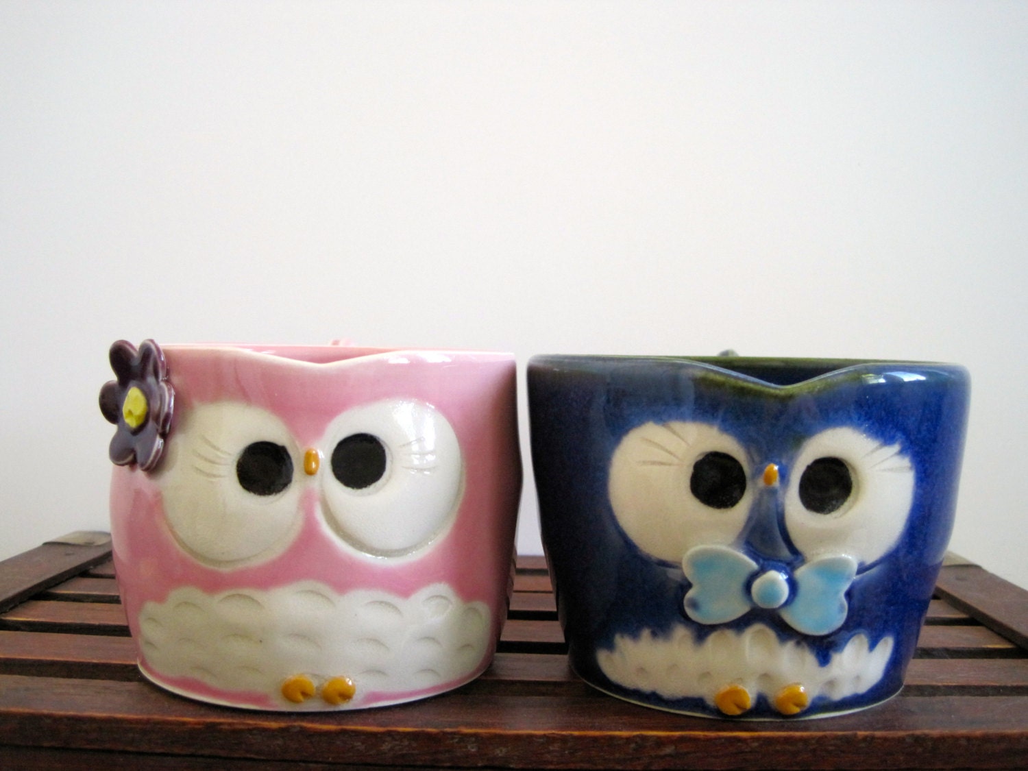 Mr and Mrs Owl Mug Set - Boy and Girl - Wedding Keepsake Newlywed Gift - Ready to Ship