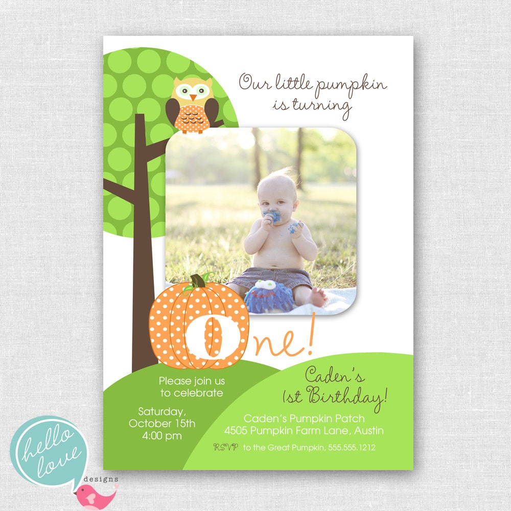 little pumpkin printable birthday invitation Il_570xn