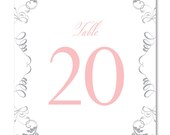 Baroque Sweet - Set of 12 Table Numbers for Weddings, Parties, Events and more by Flair Designery Il_170x135