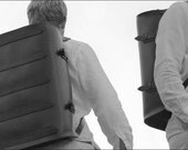 Parachuter Bag //  Leather Backpack // LARGE SIZE // Aircraft Carry-on Luggage, contemporary rucksack design
