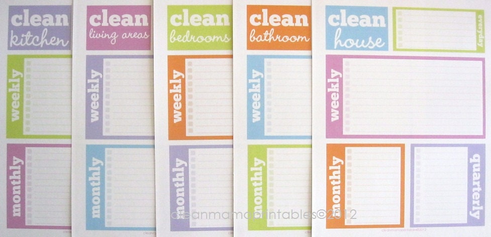 The CLEAN House Kit - 5 documents - INSTANT DOWNLOAD