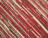 Handwoven Rug - 27x56 Recycled T Shirts