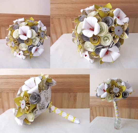 Custom Origami Wedding Bouquets