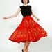 Vintage 70s Skirt - 1970s Circle Skirt - Inca Ruins
