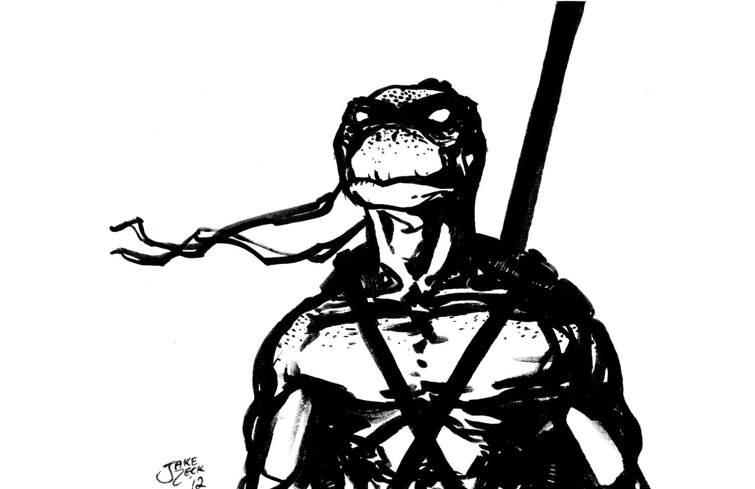 Donatello of the Teenage Mutant Ninja Turtles comic art illustration 11x17 glossy print TMNT