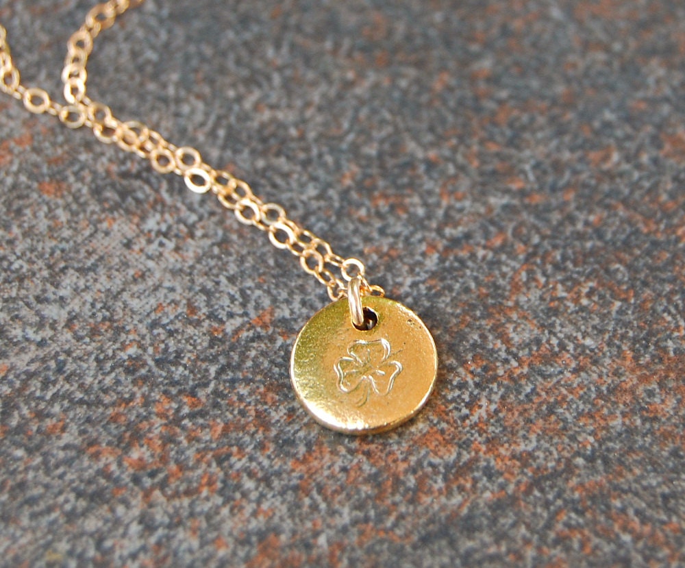 Shamrock Necklace, Clover Necklace, Irish Necklace Necklace, Erin