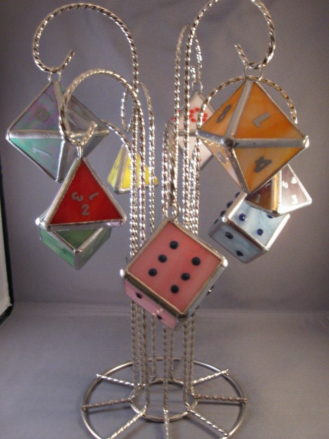 Ornament set in stained glass