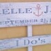 NAUTICAL Wedding Signs with ANCHOR Shabby Chic, BEACH Weddings, Military Weddings, Ship Weddings