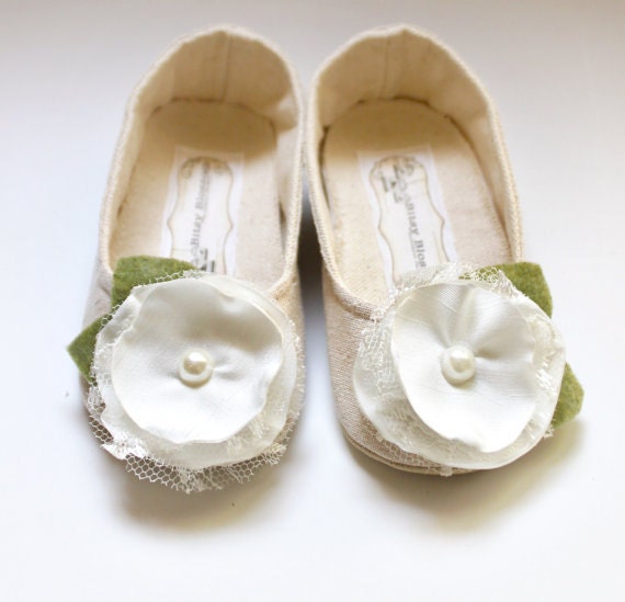 Toddler/Big Girl Shoes Soft Soled Shoes Wedding Shoes Flower Girl Shoes Spring Shoes Summer Shoes Vintage Shoes Cream Shoes-Josephine