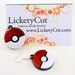Pokemon Pokeball Laser Cut Acrylic Pendant Necklace