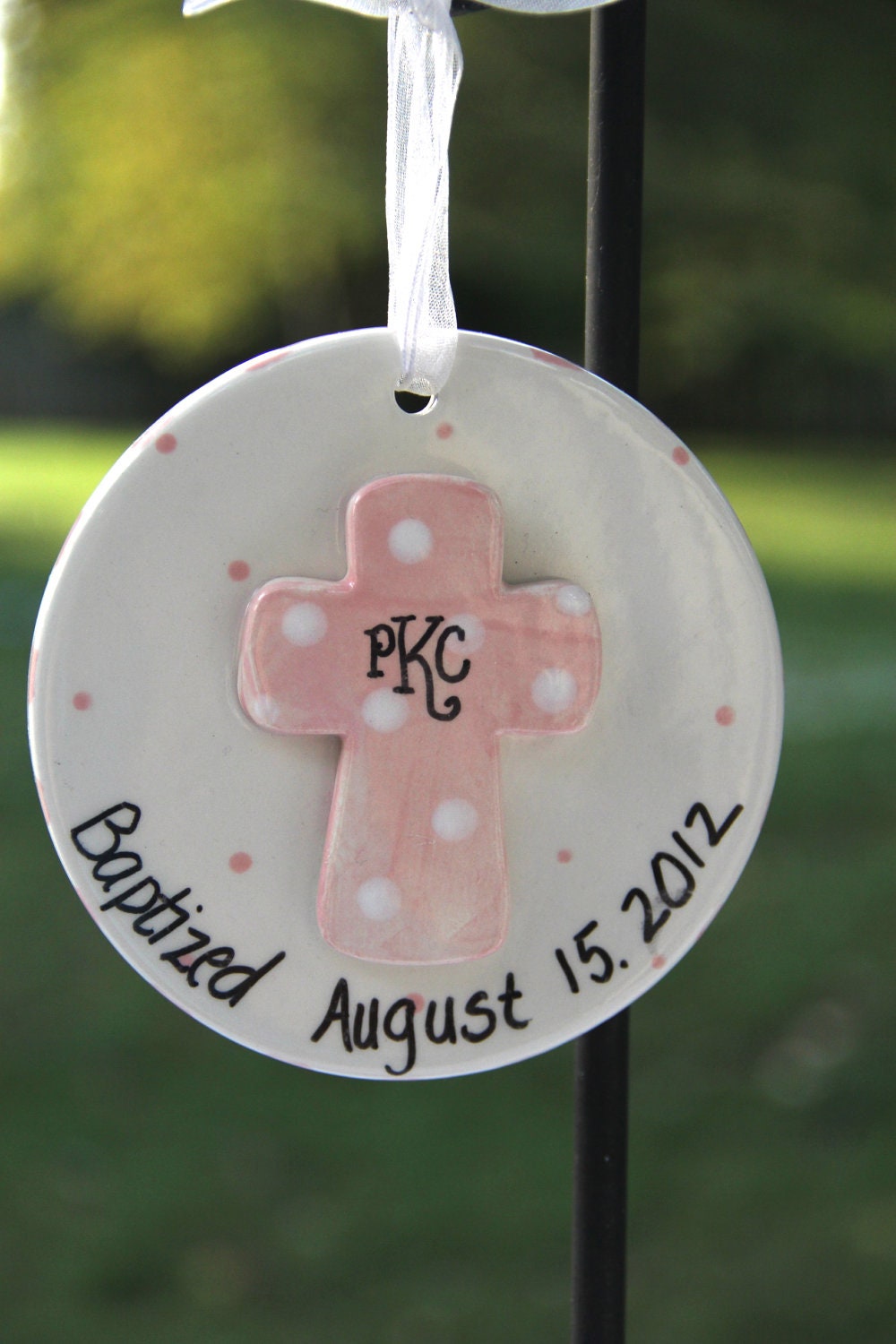 Girl Christening/Baptismal ornament