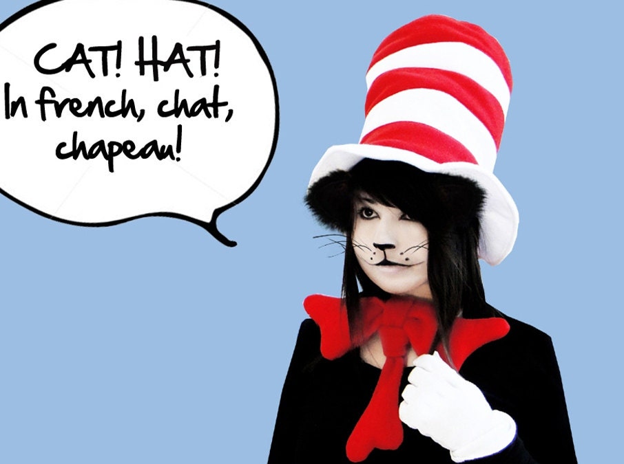 The Cat in the hat -- Hat & Bow-Tie