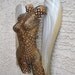 Metal Wall art sculpture abstract torso by Holly Lentz sexy nude metal torso angel