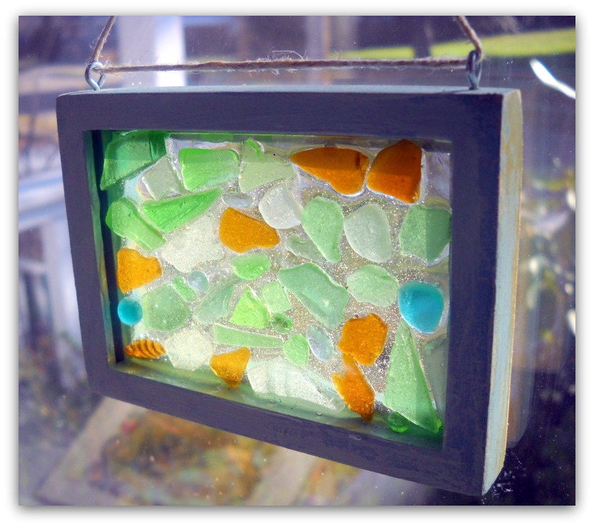 Beach Glass Window Mosaic
