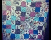 Unique custom personalized patchwork boy or girl quilt