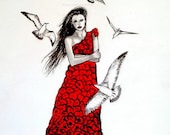 I feel you- Limited Edition Original Drawing
