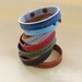 Your favorite quote --- custom engraved 1/2" leather bracelet