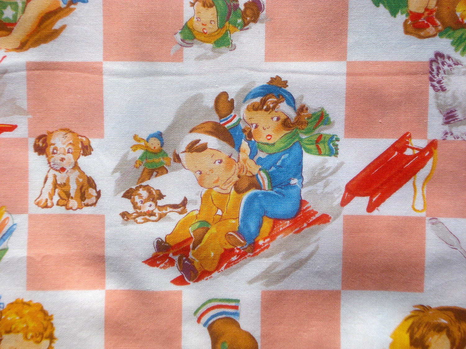 Michael Miller fabric Story Time shy FQ or two DeStash