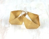Bastet Small Geometric Hoop