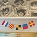 Custom Nautical Flag Paper Banner - 4 or 5 Flags