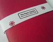 Pocket notebooks - set of two jotters - red and green