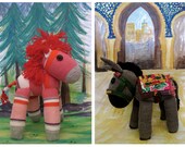 DIY Sock toys: Horse and Friends kit for making your own horse, donkey or zebra