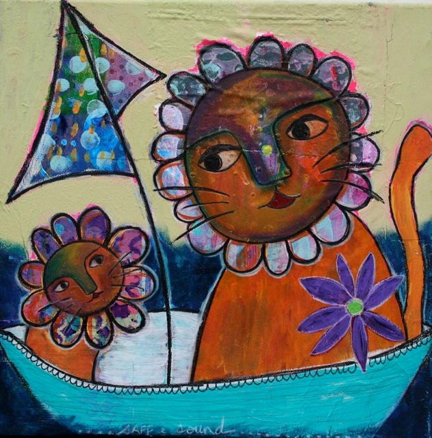 SAFE AND SOUND  8x8 print