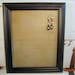 Black framed Jewelry display magnet organizer, Black wood Frame with gold metal mesh insert