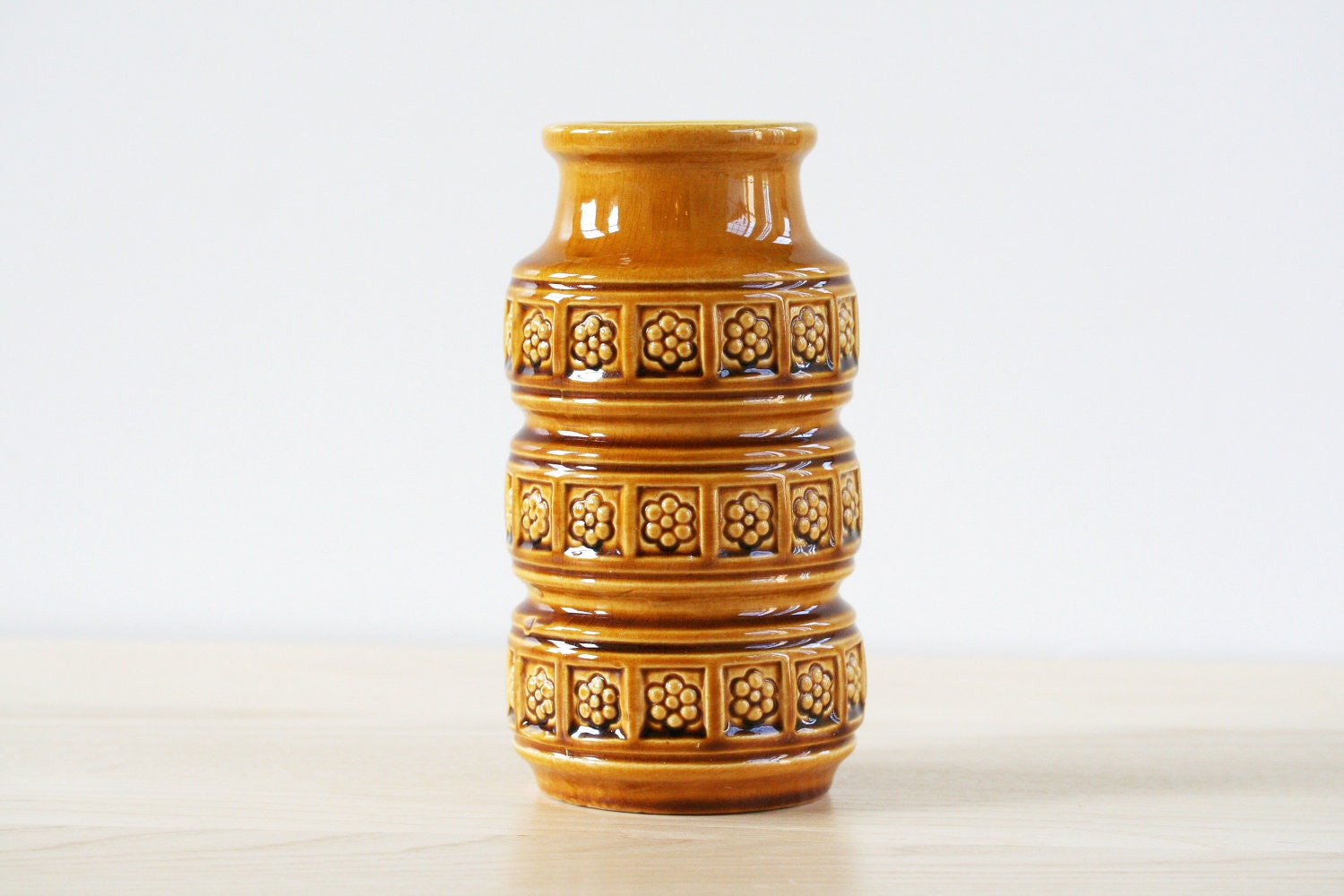 Vintage West German Ceramic Vase, Scheurich SALE