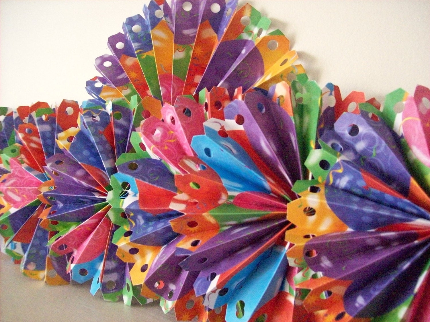 Party Time Fan Flowers