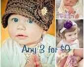 ANY 3 for 9 Dollars - Crochet Patterns - Sell what you Make
