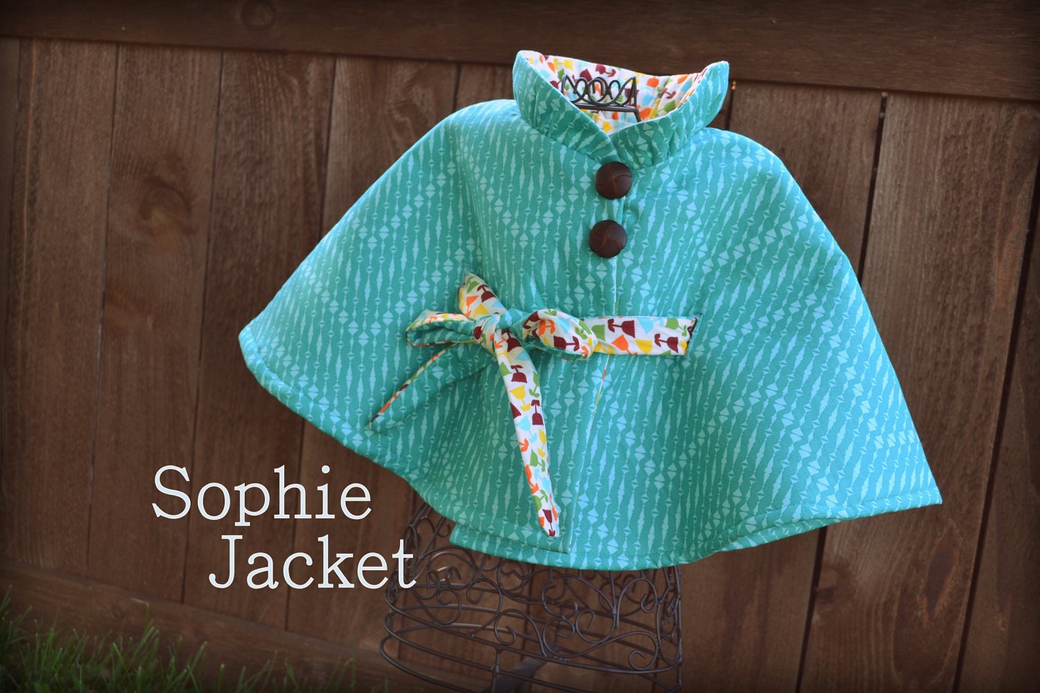 PDF Sewing Pattern - Girl Jacket Pattern Kid Clothing - MyLittlePlumcake