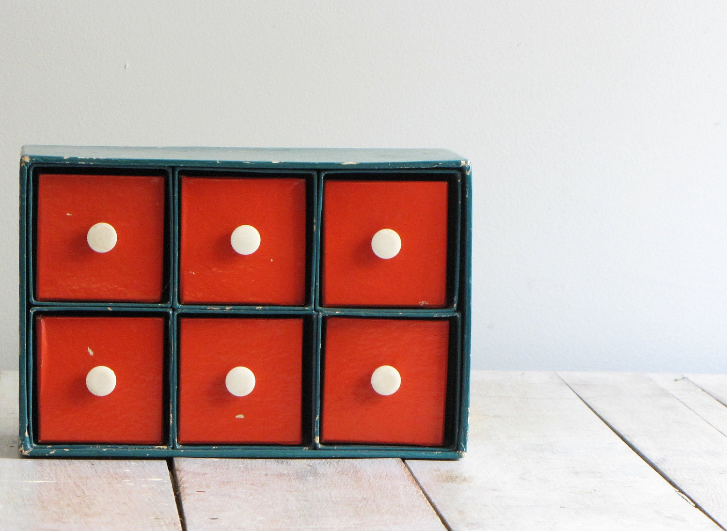 vintage mid century storage box