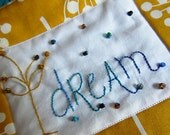 Dream Embroidered Mini Art Quilt