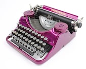 Hot-Rodded Typewriter -- Underwood Model F in Candy Purple