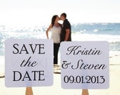 Set of Save the Date Engagement Picture Signs - Stolen Heart