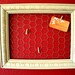 Repurposed Shabby Chic Jewelry Memo Board Chicken Wire Frame