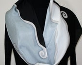 Hand Painted Silk Scarf Night Chic. Scarf in Black, White, Silver Gray. Size Long 8x70. Silk Scarves Colorado. 100% silk. MADE TO ORDER.