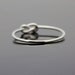 Infinity ring. Sterling Silver knot ring. first knuckle ring. Best friends ring sister jewelry, promise ring. midi ring