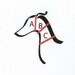 Martingale Dog Collar  - Black Ruby img