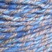 YARN, Handspun, organic, Farm Speciality of CORMO WOOL, hand-dyed, and natural, 132 yards, "Boots and Jeans"