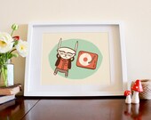 The Connoisseur - 8 x 10 Art Illustration Print