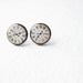 FREE WORLDWIDE SHIPPING - Vintage Clock  - Clock Face - Stud Earrings