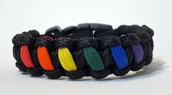 SALE Gay Pride Rainbow Bracelet by KnotLot